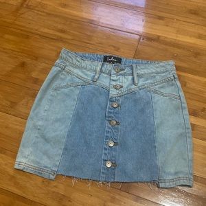 Lulus women’s denim’s skirt